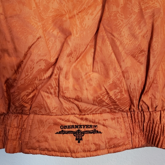 Obermeyer rust orange vintage ski jacket winter coat women's S M - Picture 4 of 4